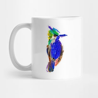 green crowned plovercrest Mug